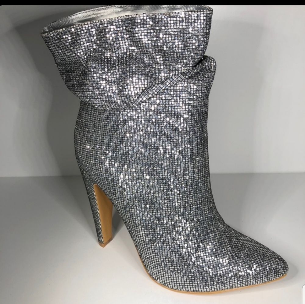Rhinestone Ankle Boot